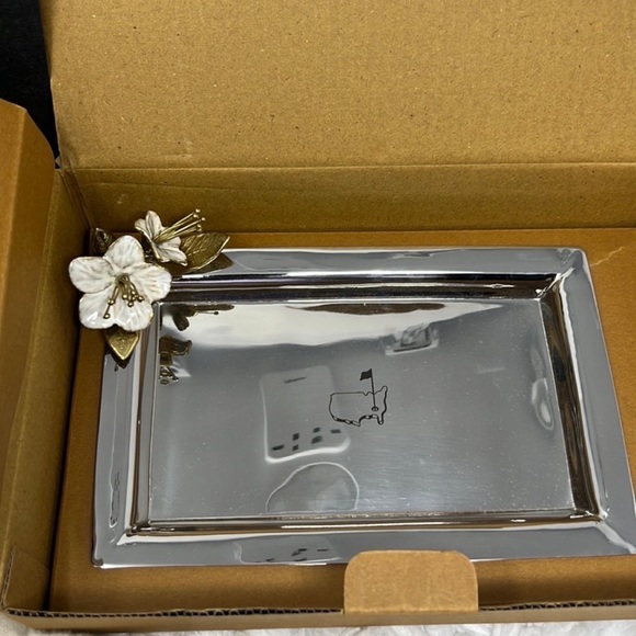Michael Aram Augusta National Small Metal Tray - Picture 1 of 7